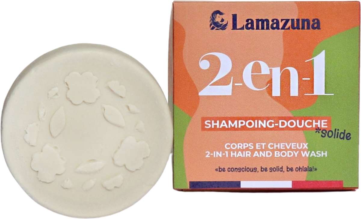 2 en 1 Corps et cheveux - Parfum fleur d'or, Lamazuna (70 ml)
