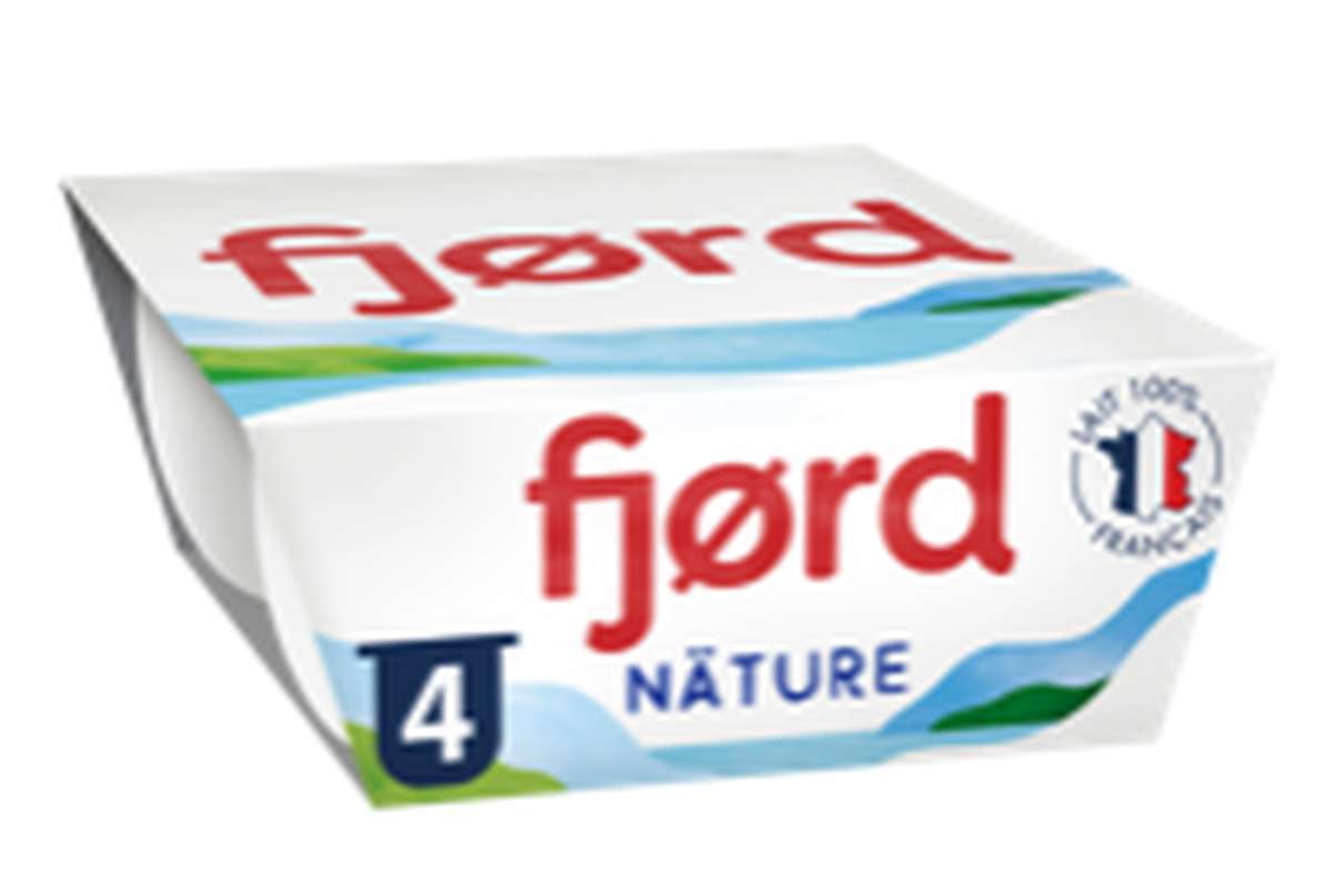 2 Packs de 4 Yaourts nature Fjord (8 x 125 g)