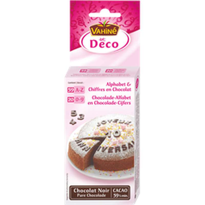 Decoration De Lettres Et Chiffres En Chocolat Vahine 26 G La Belle Vie Changez Votre Vision Des Courses