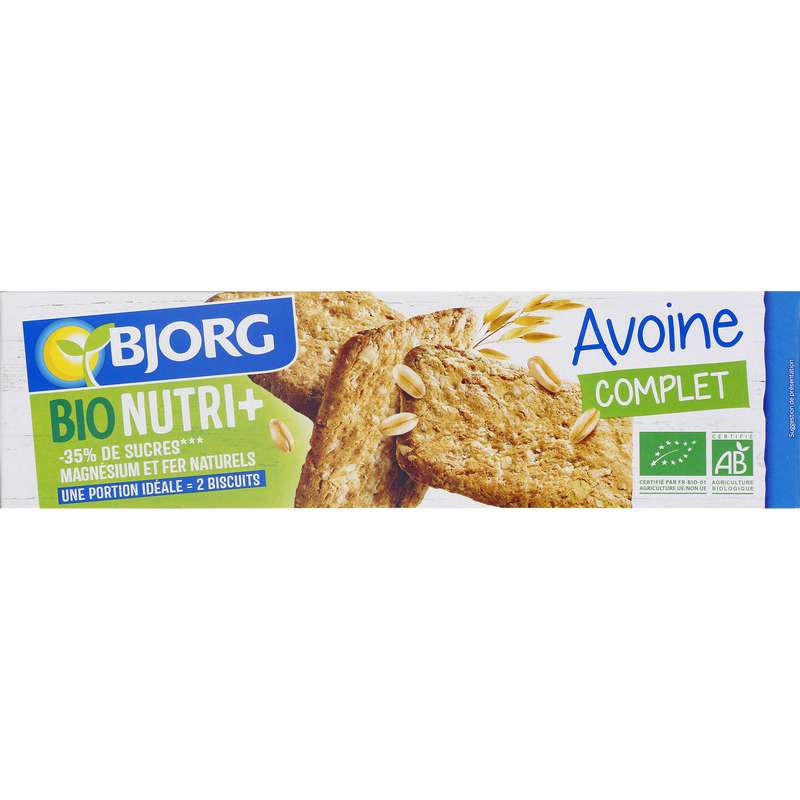 Biscuit Avoine Nature Bio Bjorg 130 G Bam Courses Vos Courses Livrees En 15 Minutes