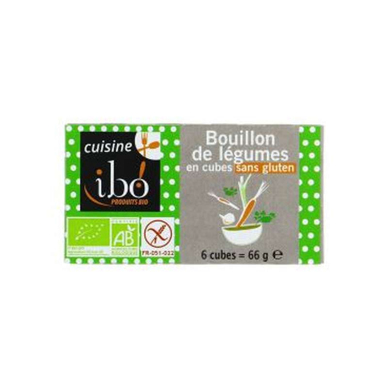 Bouillon de légumes sans gluten BIO, Ibo (x 6, 66 g) La belle vie Changez votre vision des