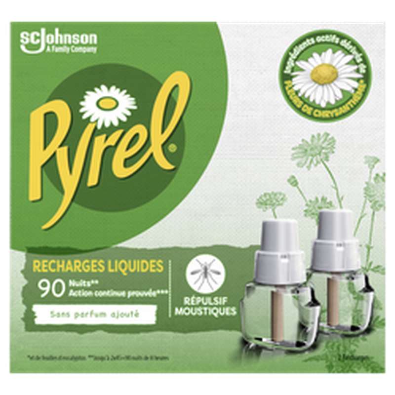 Cinq sur Cinq recharge pour diffuseur anti moustiques Citriodora 45 nuits