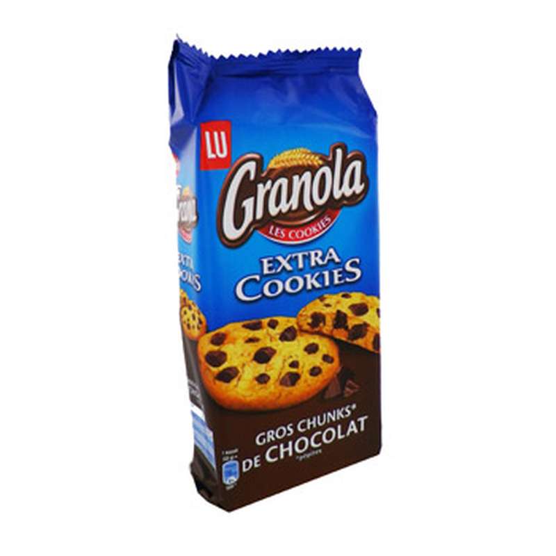 Pack de 10 Granola Extra Cookies , Lu (184 g) La belle vie