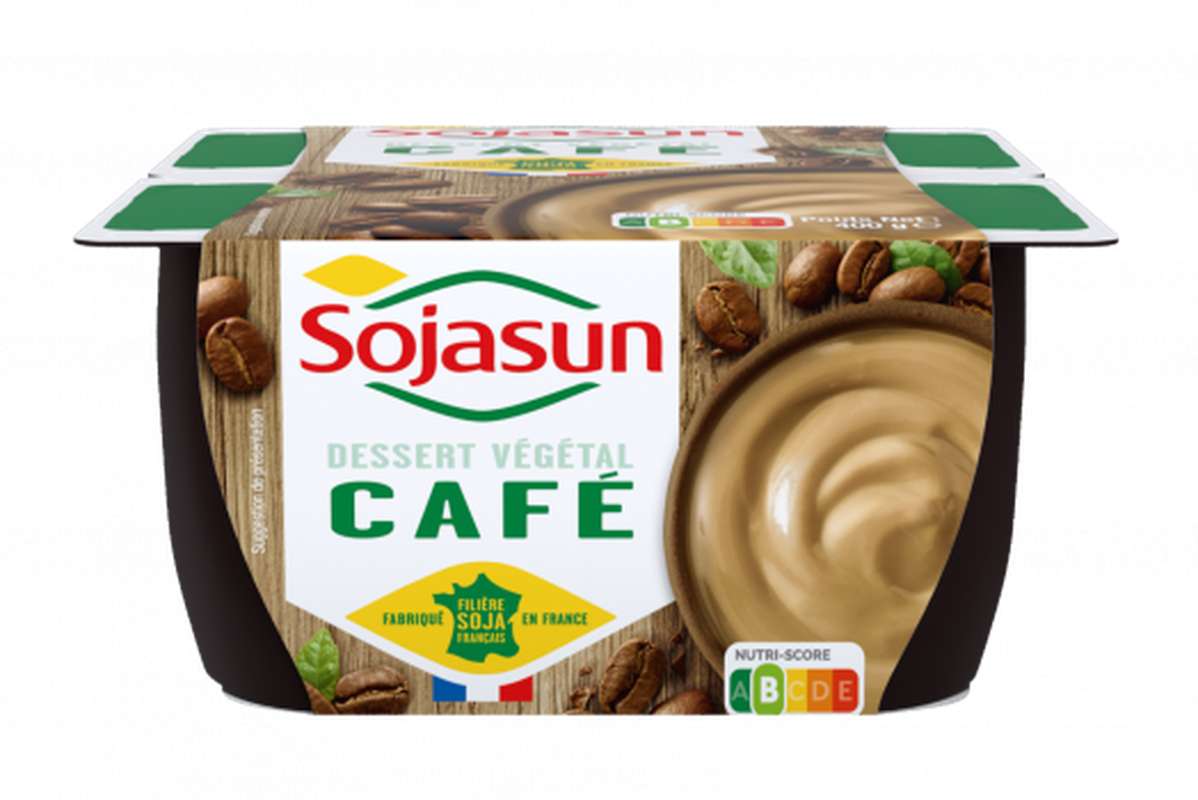 Sojasun Dessert végétal Café, Sojasun (4 x 100 g) | La Belle Vie : Courses en ...