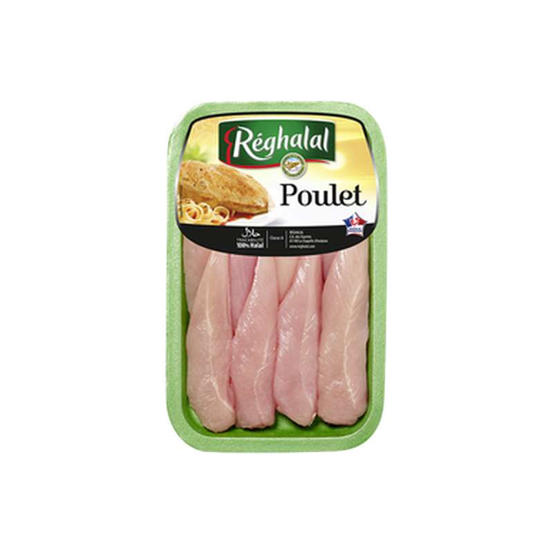 Aiguillettes de poulet, Reghalal (x 8, 280 g)