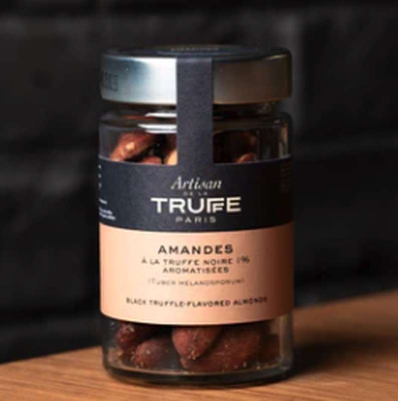 Amandes à la truffe noire, Artisan de la Truffe (80 g)