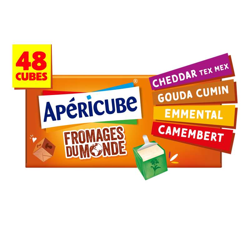 Apéricube fromage du monde (x 48 cubes, 250 g)