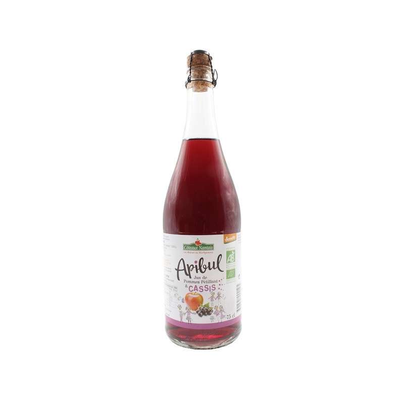 Apibul pomme cassis demeter BIO (jus pétillant), Coteaux Nantais (75 cl)