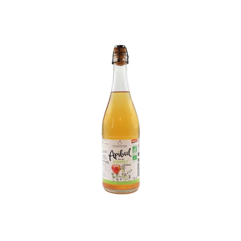 Apibul pomme demeter BIO (jus pétillant), Coteaux Nantais (75 cl)