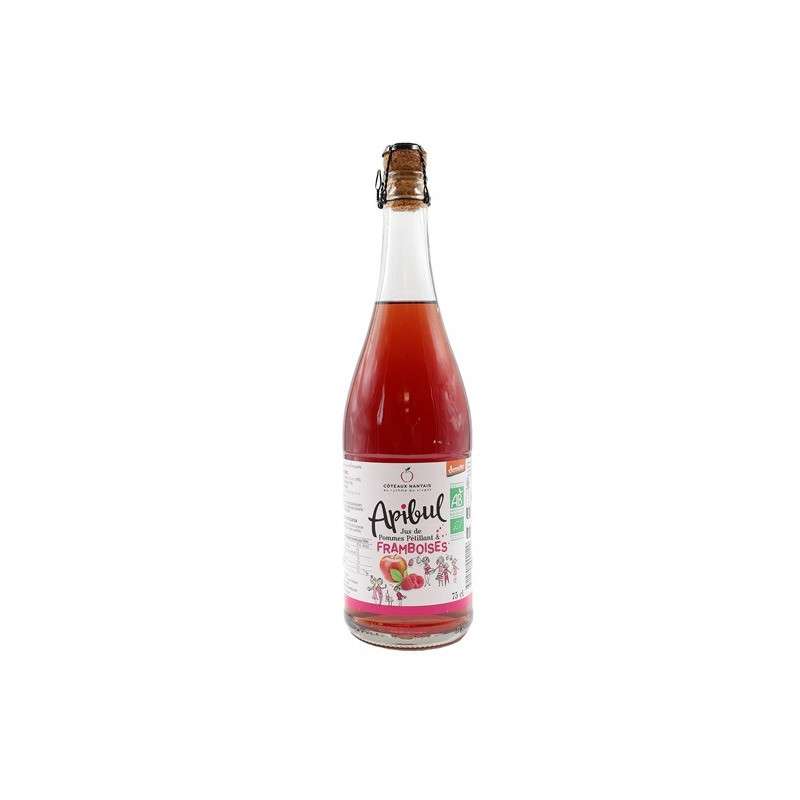 Apibul pomme framboise  demeter BIO (jus pétillant), Coteaux Nantais (75 cl)