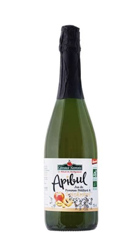 Apibul pomme gingembre demeter BIO (jus pétillant), Coteaux Nantais (75 cl)