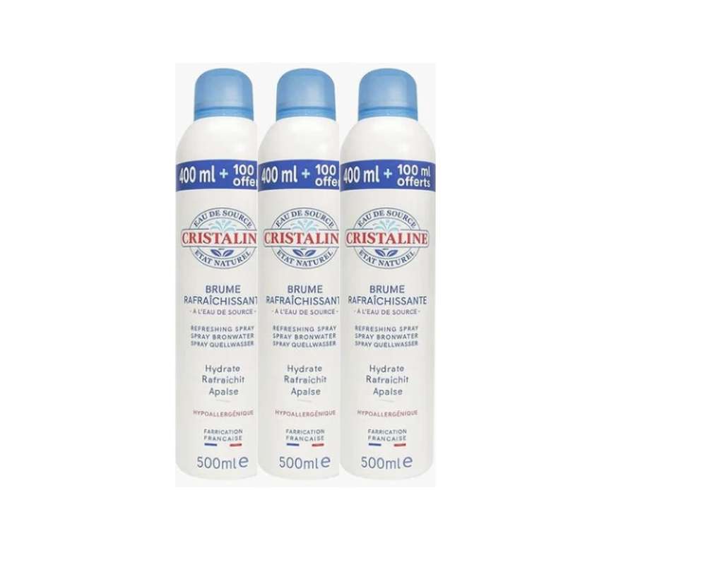 Lot de 3 x Atomiseur, Cristaline (500 ml)
