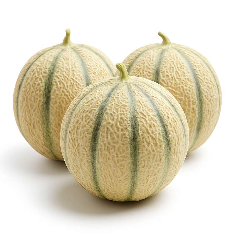Lot de 3 baby melons charentais de Provence - direct producteur (très petit calibre), France