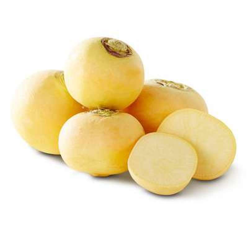 Barquette de navets jaune "boule d'or" BIO du Finistère nord (500 g), France