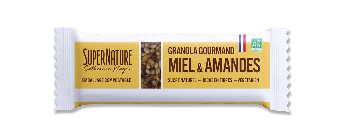 Barre granola Miel & Graines BIO, SuperNature (35 g)