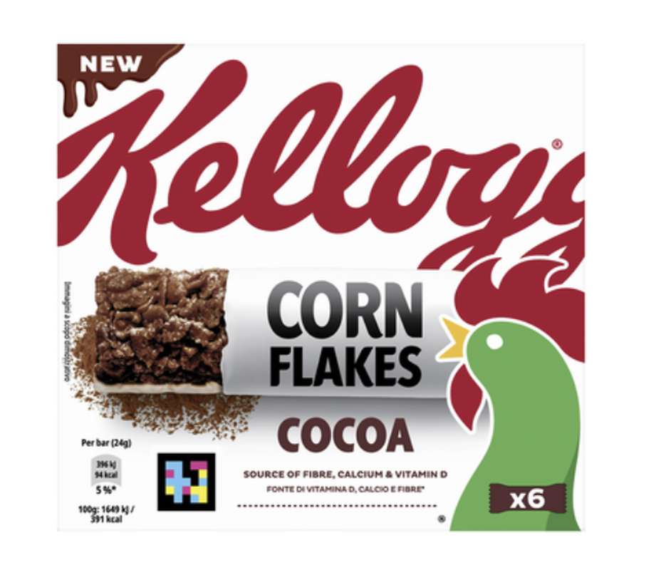Barres choco corn flakes, Kellogg's (6 x 24 g)