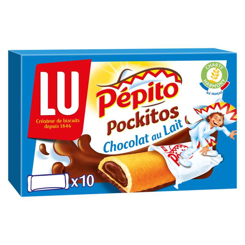 Barres Chocolat Au Lait P pito Pockitos Lu x 10 295 G Bam Courses 