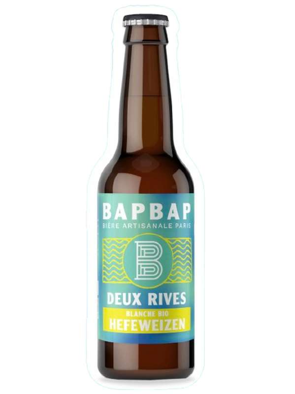 Bière blanche Deux Rives BIO, Bapbap (33 cl)