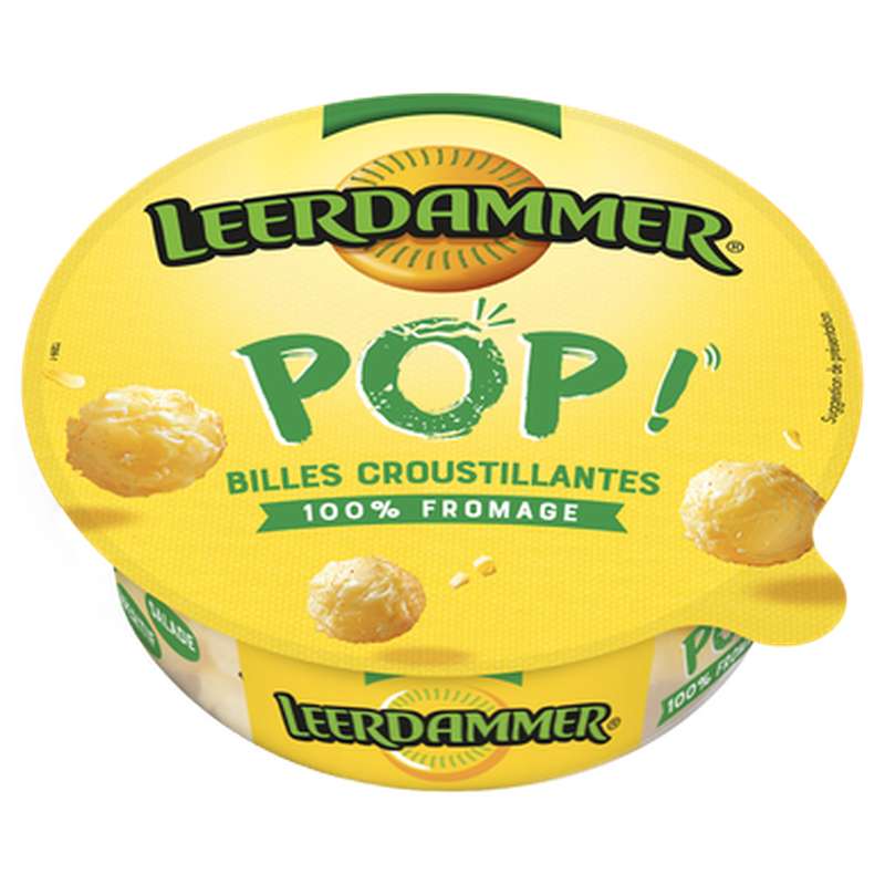 Billes de fromage croustillant Pop, Leerdammer (45 g)