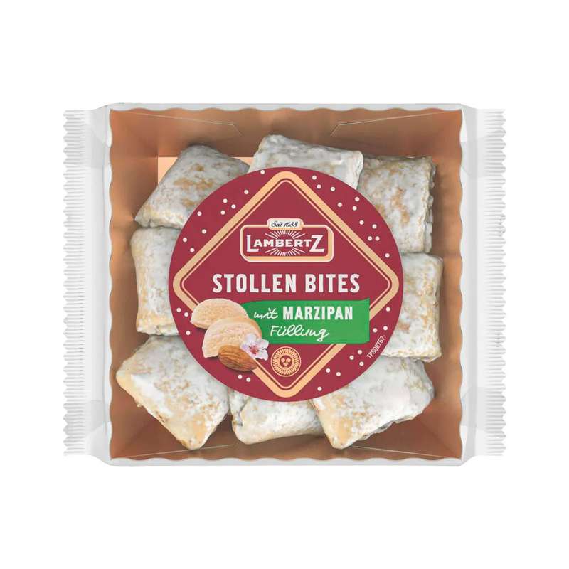 Biscuits de Noël Stollen Bites Marzipan, Henry Lambertz (350 g)