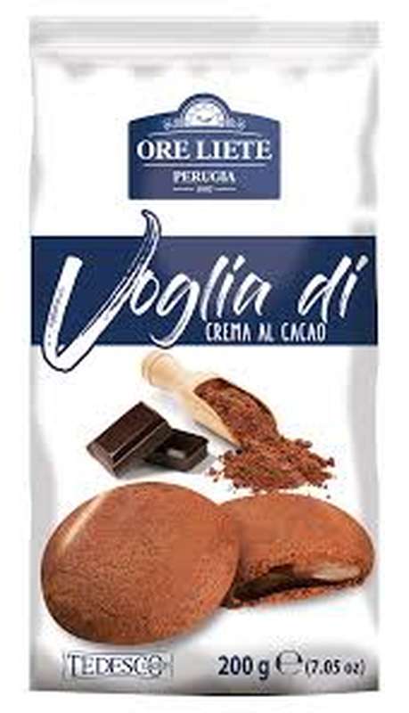 Biscuits fourrés cacao, Ore Liete (200 g)