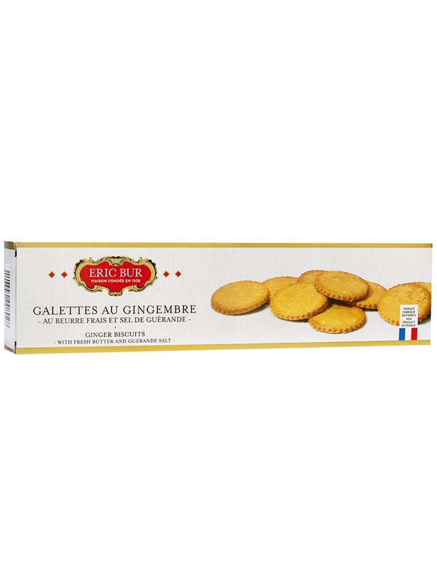 Galettes au gingembre, Eric Bur (125 g)