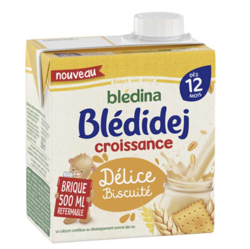 Blédidej délice biscuité - dès 12 mois, Blédina (500 ml)