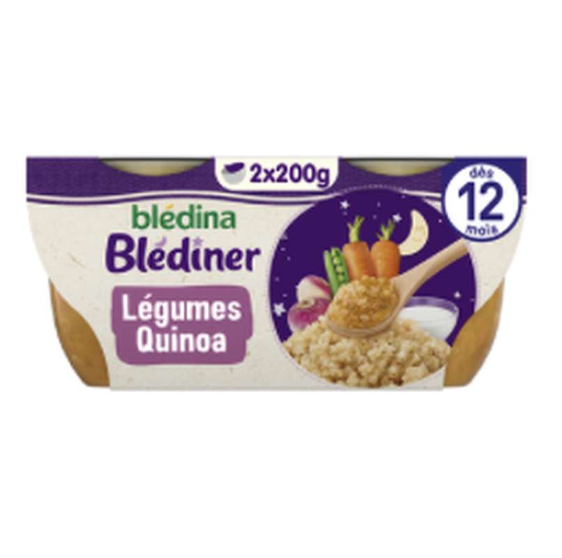 Blédiner mijoté de légumes et quinoa -  dès 12 mois, Blédina (2 x 200 g)