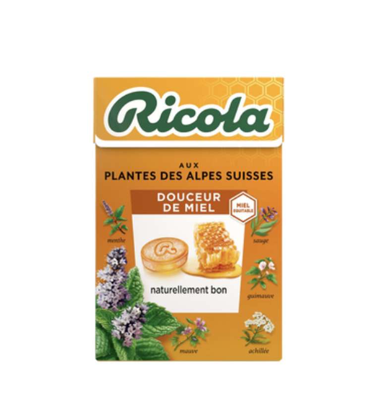 Bonbons aux plantes douceur de miel, Ricola (50 g)