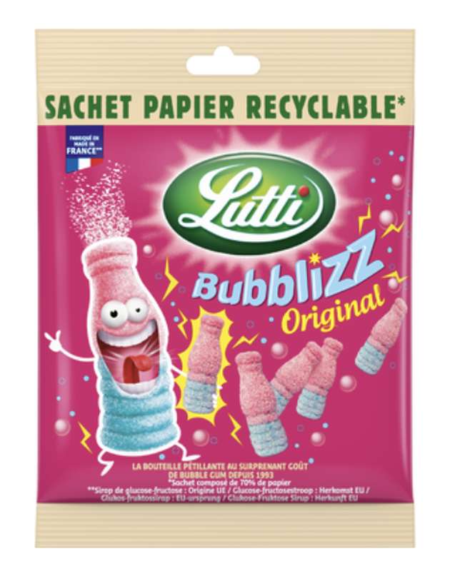 Bonbons Bubblizz piquants, Lutti (170 g)