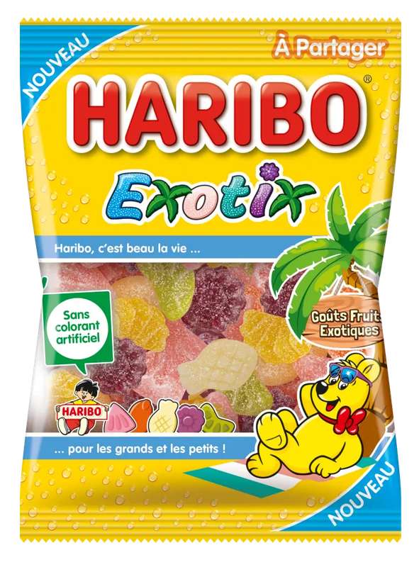 Bonbons Exotix, Haribo (180 g)