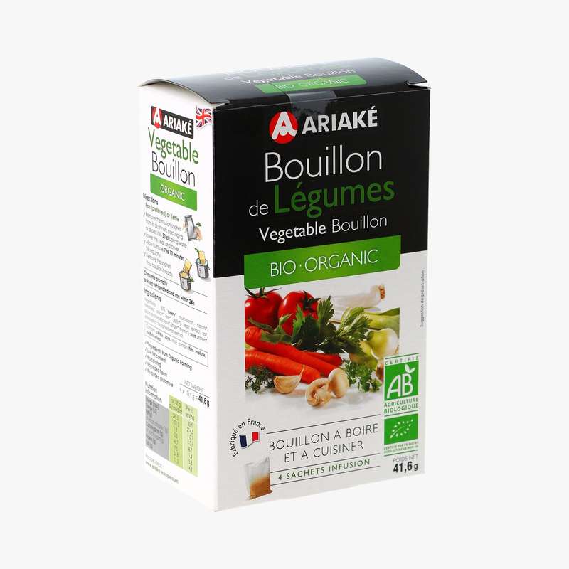 Bouillon de légumes Bio 4 sachets infusion La Belle Vie Courses
