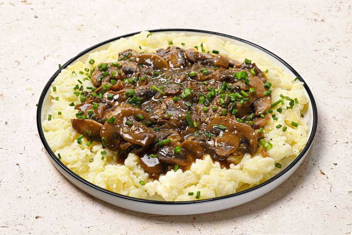 Bourguignon de champignons de Paris & écrasé de pommes de terre, Frichti (327 g)