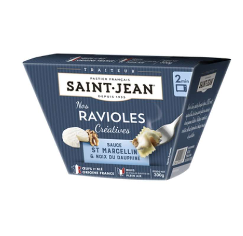 Box ravioles sauce St Marcellin, Saint Jean   (300 g)