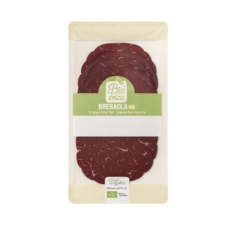 Bresaola de boeuf BIO, Le Biodelizie di Gol (80 g)