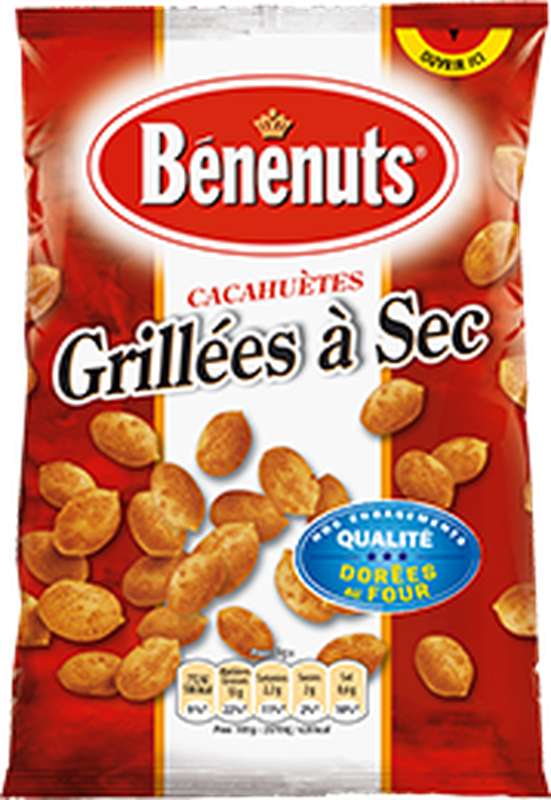Cacahuètes grillées à sec, Bénenuts (120 g) La belle vie Changez votre vision des courses