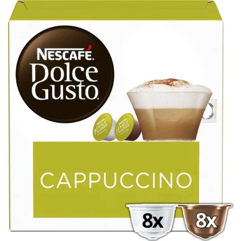 Café capsule Cappuccino, Dolce Gusto (x 16)
