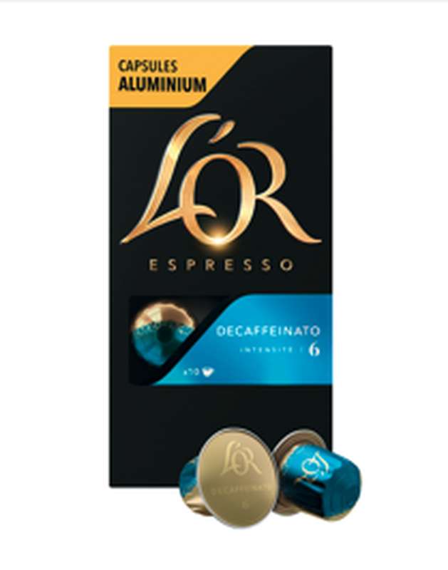 Café capsule Decafeinato, L'Or (x 10)