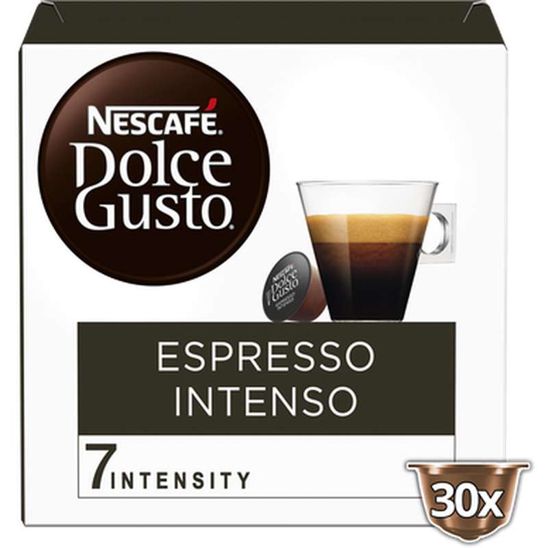 Café capsule espresso Intenso, Dolce Gusto (x 16)
