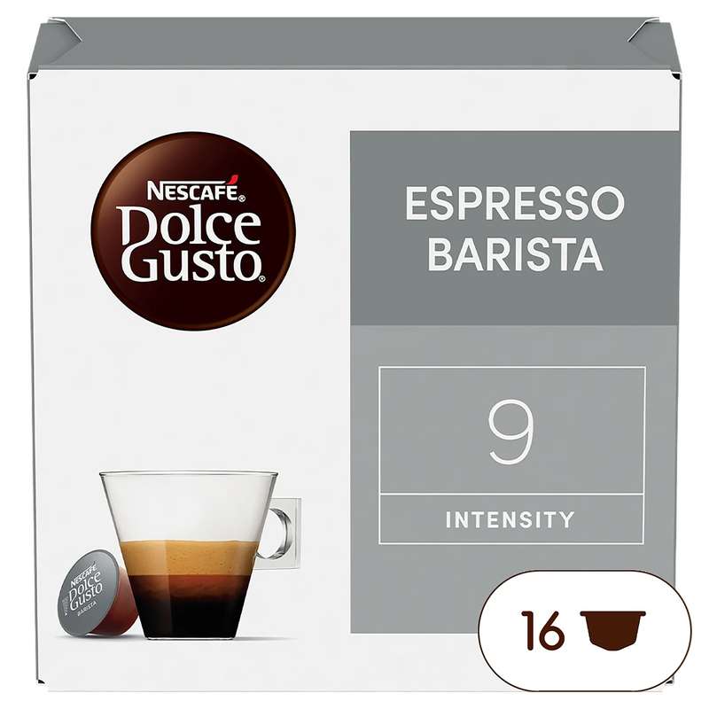 Café capsule expresso barista, Dolce Gusto (x 16)