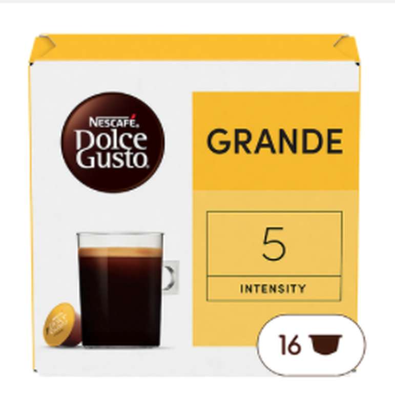 Café capsule grande, Dolce Gusto (x 16)