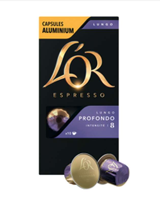 Café capsule Lungo profondo, L'Or (x 10)