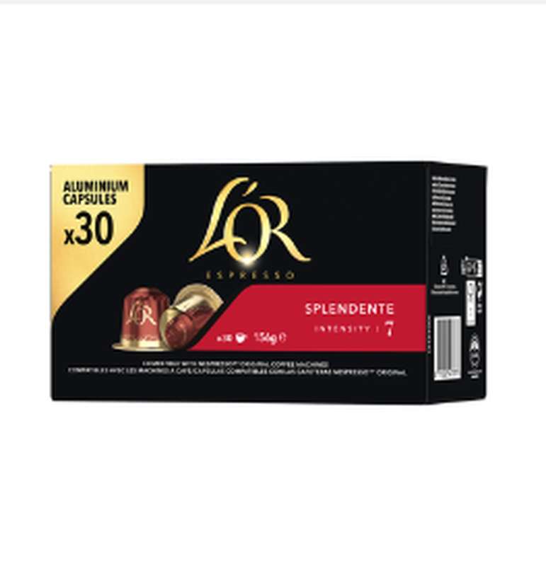 Café capsule Splendente 7, L'Or Espresso (x 30)