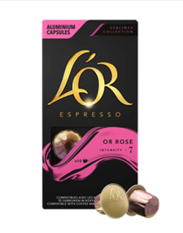Café capsule Or Rose, L'Or (x 10)