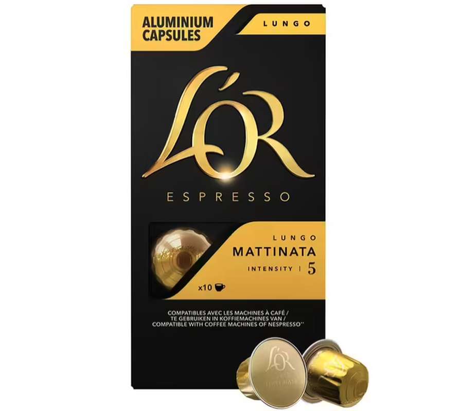 Café capsules Lungo Mattinata, L'Or (x 10)
