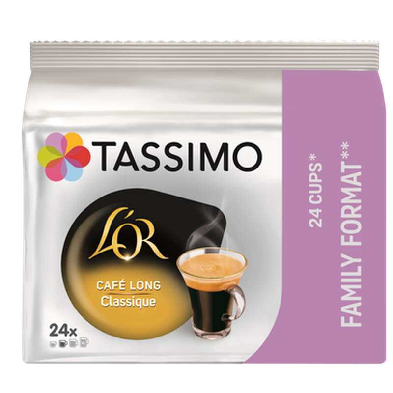 Café dosette classique Carte noir, Tassimo (x 24)
