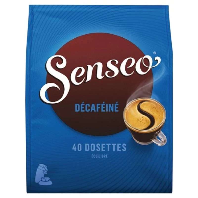 Café dosette décaféiné, Senseo  (x 40)