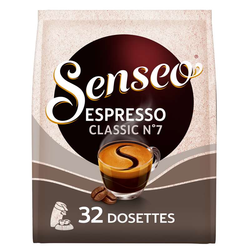Café dosettes Espresso Classique , Senseo (x 32)