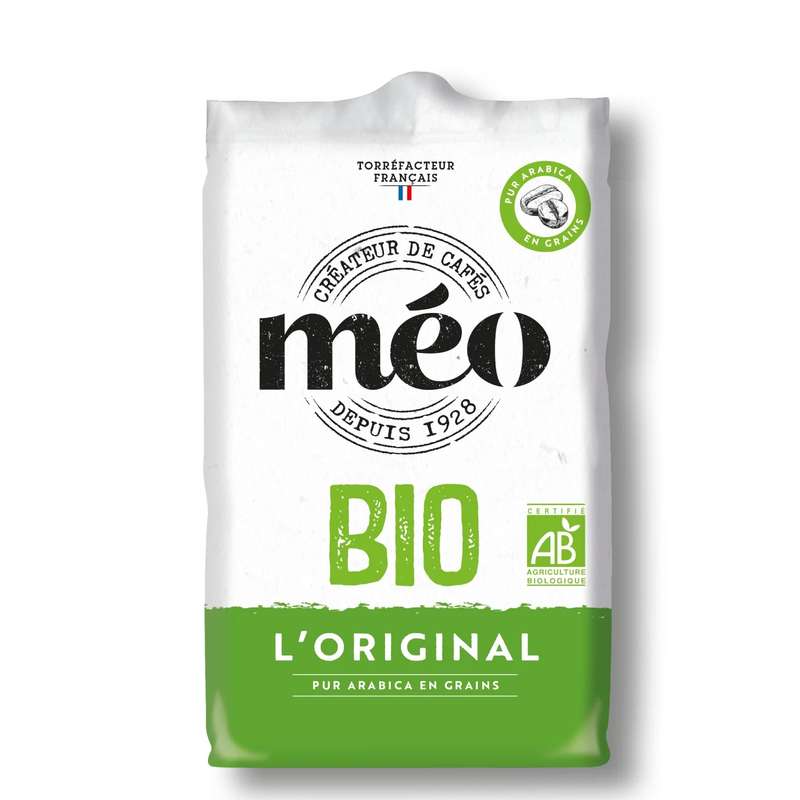 Café en grain BIO, Meo (500 g)