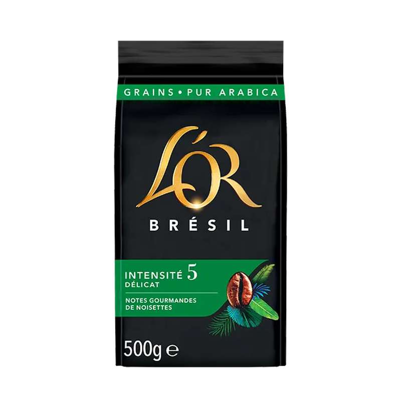Café en grains Brésil, L'Or (500 g)